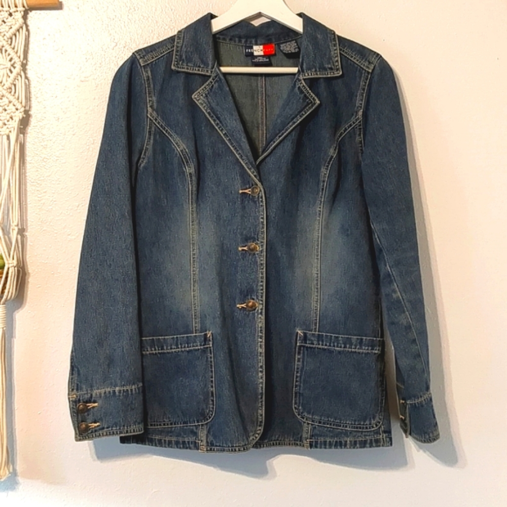 Vintage FrenchKuff Retro Jean Jacket S